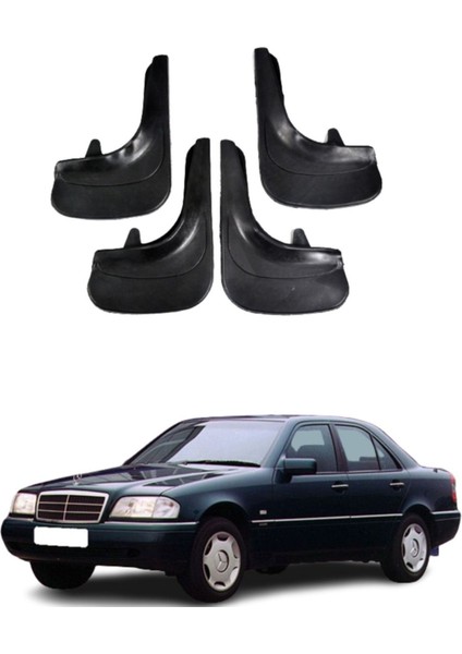 Mercedes C Uyumlu 4'lü Tozluk Çamurluk Paçalık Modifiye