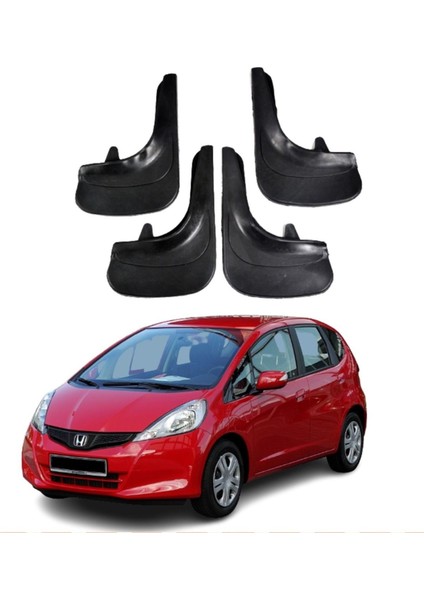 Honda Jazz 2009-2015 Uyumlu 4'lü Tozluk Çamurluk Paçalık Modifiye