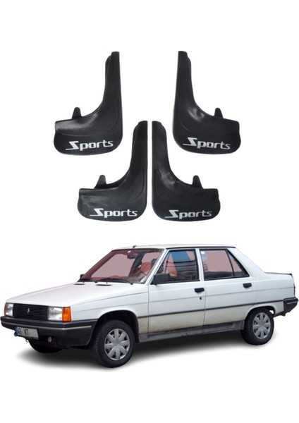 Renault Brodway Uyumlu Sports Yazılı 4'lü Tozluk Çamurluk Paçalık Modifiye