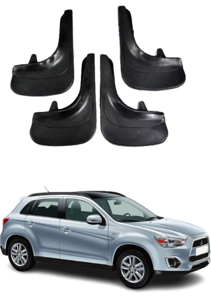 Mitsubishi Asx Uyumlu 4'lü Tozluk Çamurluk Paçalık Modifiye
