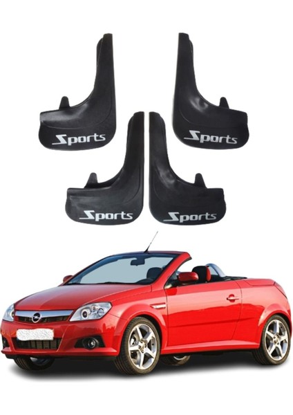 Opel Tigra Uyumlu Sports Yazılı 4'lü Tozluk Çamurluk Paçalık Modifiye
