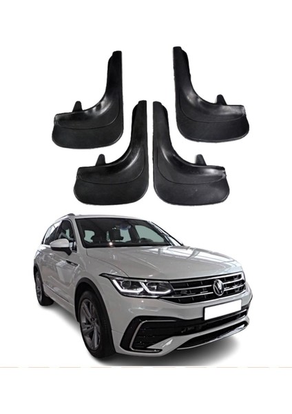 Volkswagen Tiguan Tüm Kasalara Uyumlu 4'lü Tozluk Çamurluk Paçalık Modifiye