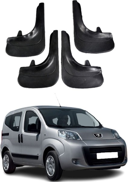 Peugeot Bipper Tepee Uyumlu 4'lü Tozluk Çamurluk Paçalık Modifiye