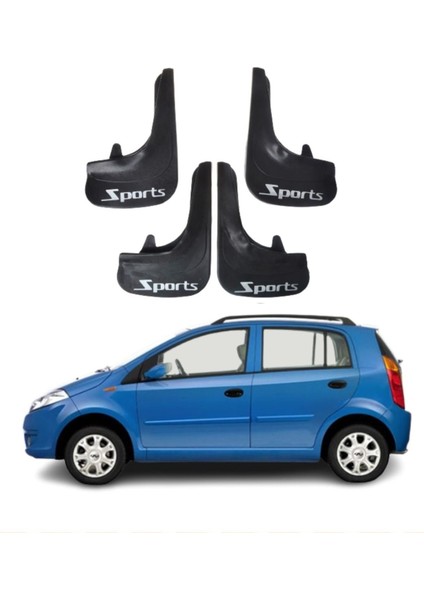 Chery Kimo Uyumlu Sports Yazılı 4'lü Tozluk Çamurluk Paçalık Modifiye
