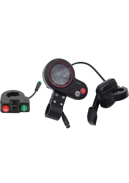 6pın TF-100 Başparmak Gaz Kelebeği LCD Ekran + Kugoo M4/m4 Pro Elektrikli Scooter Gösterge Paneli Açık Hava LCD Metre Için Anahtar Düğmesi (Yurt Dışından)