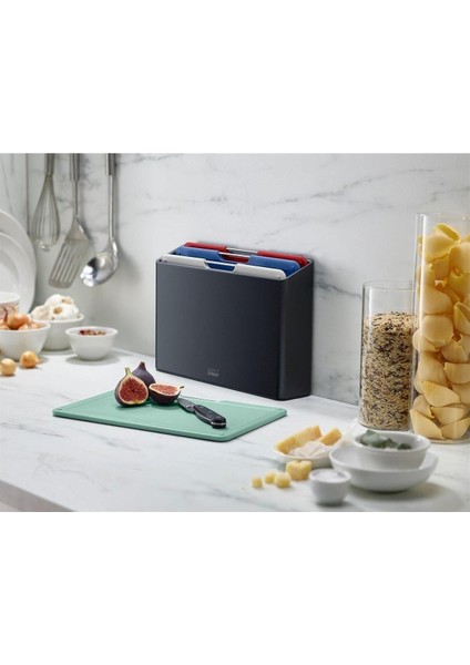 Gri Kesme Tahtası Seti, Dayanıklı ve Şık Mutfak Gereçleri