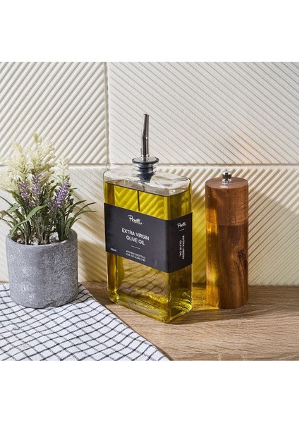 Şeffaf Cam Yağlık 500 Ml, Şık ve Kullanışlı Mutfak Aksesuarı