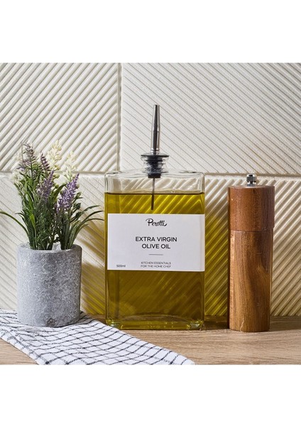 Şeffaf Cam Yağlık 500 Ml, Şık ve Kullanışlı Mutfak Aksesuarı fırsatları