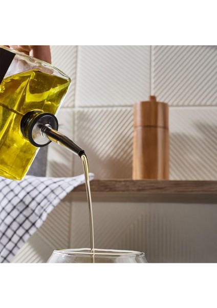 Şeffaf Cam Yağlık 500 Ml, Şık ve Kullanışlı Mutfak Aksesuarı