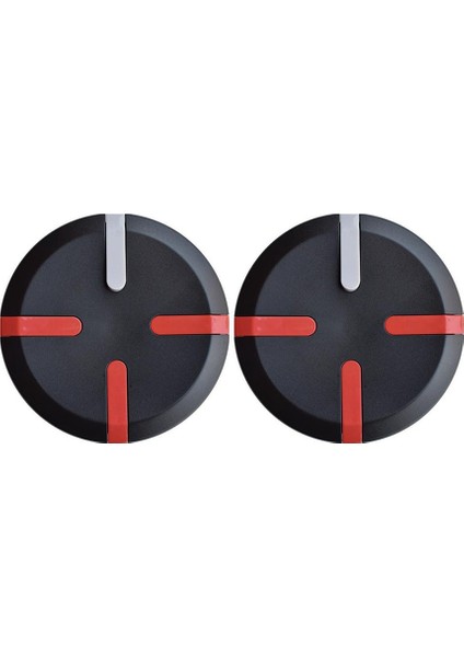 2 Adet Elektrikli Denge Scooter'ı Tekerleği Göbek Kapağı Kapağı Pratik Aşınmaya Dayanıklı Yan Kapak Xiaomi Ninebot/mini Pro-Siyah (Yurt Dışından)
