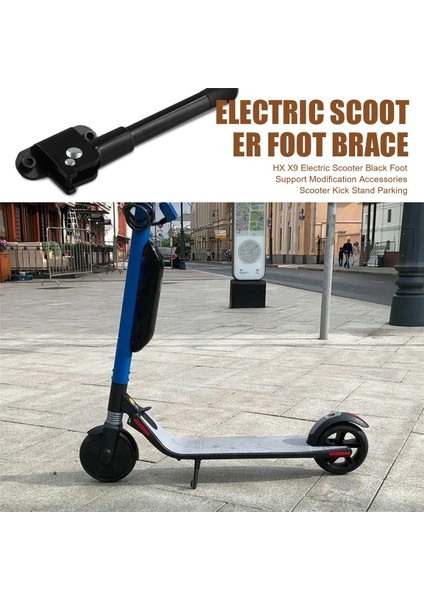 Elektrikli Scooter Park Standı Hx X9 Ayak Destek Standı Tripod Yan Destek Scooter Aksesuarları (Yurt Dışından) indirimleri