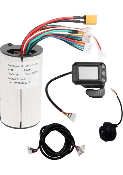 24V Elektrikli Scooter Denetleyicisi + LCD Ekran + Fren + Uzatma Kablosu Motor Kontrol Cihazı Elektrikli Scooter Parçası (Yurt Dışından) indirimleri