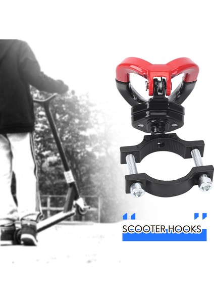 Elektrikli Scooter Alüminyum Çanta Ninebot Max G30 Için Çift Kanca Scooter Askı Gadget Pençe Kırmızı (Yurt Dışından) fiyatları