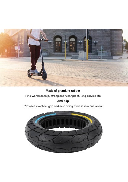 Segway Ninebot Max G30 G30P G30LP Gotrax G5 G6 Elektrikli Scooter Yedek Tekerlek Için 10 Inç 10X2.5 Katı Lastik (Yurt Dışından) fiyatları