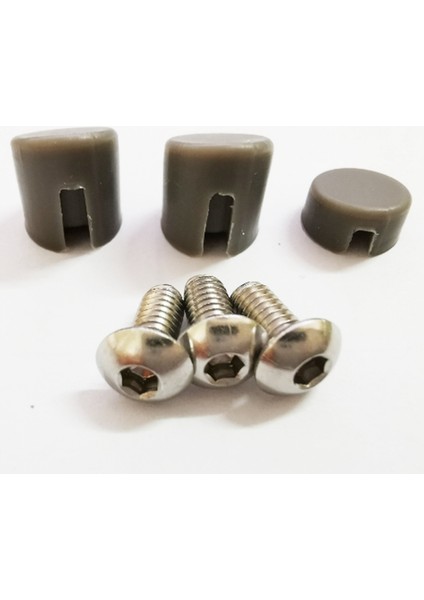 1 Takım Scooter Arka Arka Çamurluk Çamurluk Vidalı Lastik Kapak Vidalı Tapa Kapağı Xıaomı M365 Elektrikli Scooter Parçaları (Gri) (Yurt Dışından) fırsatları