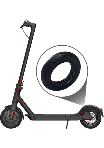 Ninebot Elektrikli Scooter Max G30 Lastik Aksesuarları Kaymaz Patlamaya Karşı Dayanıklı Katı Lastik 10X2.5 Inç Petek Lastik (Yurt Dışından) indirimleri