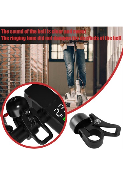Siyah Elektrikli Scooter Zili Tüm Vücut Korna Halkası Hızlı Çıkarma Montajlı Xiaomi M365 Pro 1s Pro2 Elektrikli Scooter Için (Yurt Dışından) modelleri