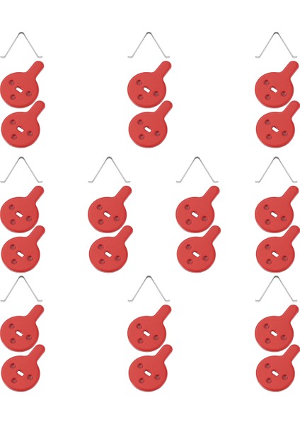 Elektrikli Scooter Fren Balataları Kugoo Kukırın G-Booster G2 Pro Kick Scooter Bisiklet Hidrolik Disk 10 Çift (Yurt Dışından)