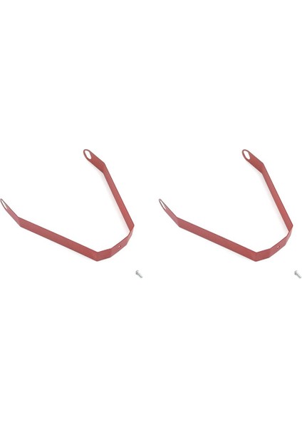 2 Adet Arka Çamurluk Desteği Nınebot Max G30 G30D G30LP Elektrikli Scooter Çamurluk Braketi Arka Çamurluk Braketi, Kırmızı (Yurt Dışından)