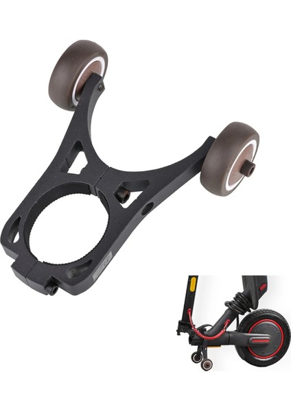 El Üstü Yardımcı Tekerlek Braketi Katlanır Braket Tekerlek Xiaomi M365 1s Pro Elektrikli Scooter Ninebot F40 F30 F25 (Yurt Dışından) modelleri