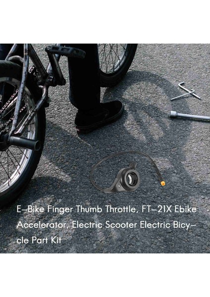 E-Bisiklet Parmak Başparmak Gaz Kelebeği, FT-21X Ebike Hızlandırıcı, Elektrikli Scooter Elektrikli Bisiklet Parça Kiti (Su Geçirmez) (Yurt Dışından) fırsatları