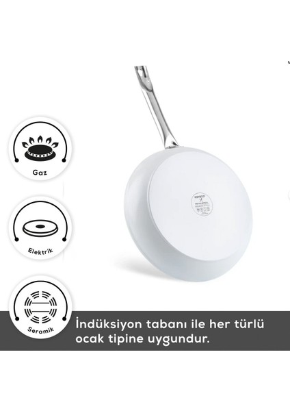 30 cm Swiss Crystal Metal Tava, Şık Tasarım ve Dayanıklı Yapısı ile Mutfakta Tercih Edilen Ürün modelleri