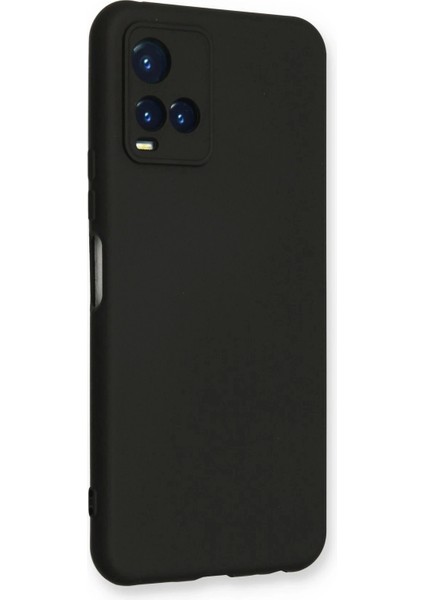 Vivo Y21S Kılıf Nano Içi Kadife Silikon - Siyah modelleri