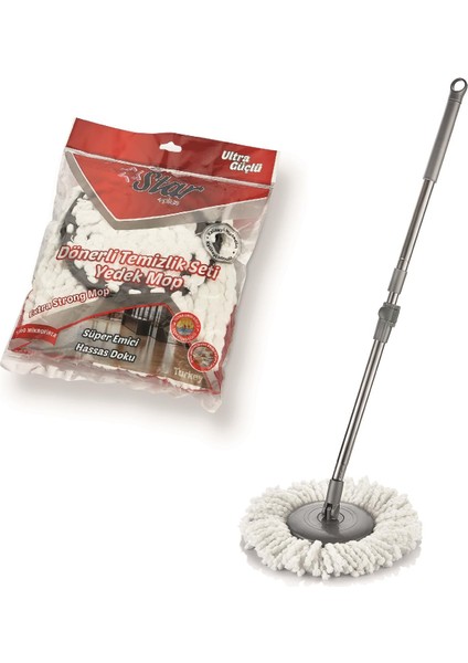 3b Trend Döner Başlıklı Mop Yedeği Mikrofiber Döner Paspas Yedek fiyatları