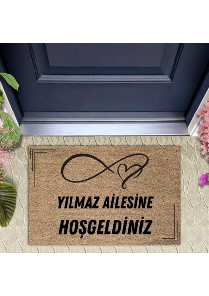 Kapı Önü Paspası Dekoratif Dijital Baskı Kişiye Özel P-2503