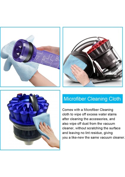 Dyson DC37 DC33C DC28 DC28C DC53 Elektrikli Süpürge Aksesuarları Için Uyumlu Yedek Hepa Filtresi 923413-01'I Değiştirin (Yurt Dışından) modelleri