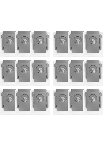 18 Adet Irobot Elektrikli Süpürge Aksesuarları I7E5E6S9 Toz Torbası Toz Torbası Çöp Torbası Dokumasız Torba (Yurt Dışından)