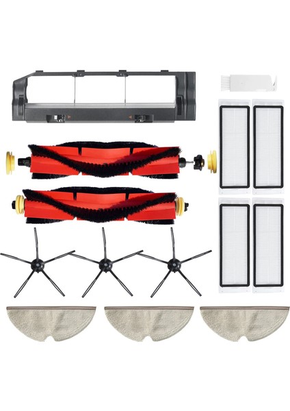 Roborock S6 S6 Maxv S6 Pure S5 S5 Max E2 E3 E25 E35 S50 S55 S60 S65 Vakum Için 14 Paket Yedek Parça Aksesuarları (Yurt Dışından)