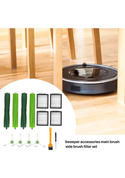 14 Adet Döner Fırça Hepa Filtre Yan Fırça Irobot Roomba I7 E5 E6 I Serisi Robot Süpürge Yedek Parçası (Yurt Dışından) fiyatları