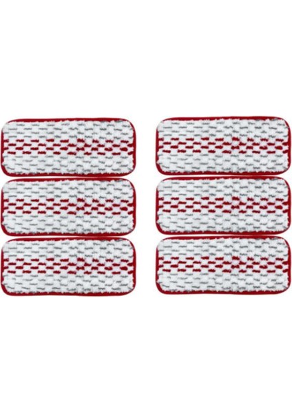 Vileda Kolay Temizlenen Mop Aksesuarları Için Vileda Mop Başlığı Pedleri Için 6'lı Yedek Mop Bezi (Yurt Dışından)