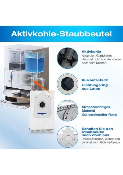 Ecovacs Deebot T30S Robot Süpürge Yedek Parçaları Ana Yan Fırçalar Hepa Filtreler Paspas Pedleri Toz Torbaları (Yurt Dışından) modelleri