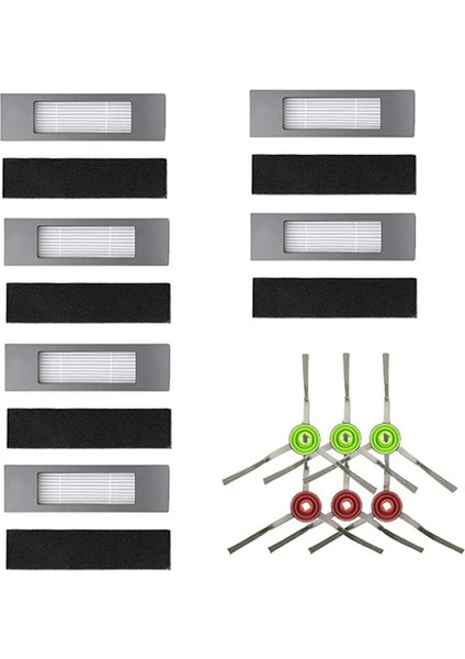 Ecovacs Deebot Ozmo 950 920 T8 T9 N8 Serisi Robot Süpürge Parçaları Için Yan Fırça Hepa Filtresi (Yurt Dışından)