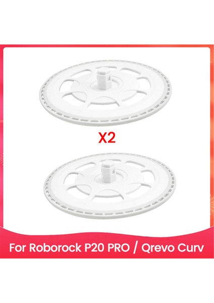 Roborock P20 Pro / Qrevo Curv Robot Süpürge Için 2 Adet Paspas Bezi Tutucu Değiştirilebilir Yedek Parçalar Paspas Pedi Standı (Yurt Dışından)