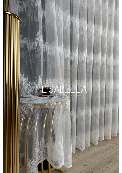 Serenita Beyaz 1x2.5 Pile Dikişli Örme Tül Perde fırsatları
