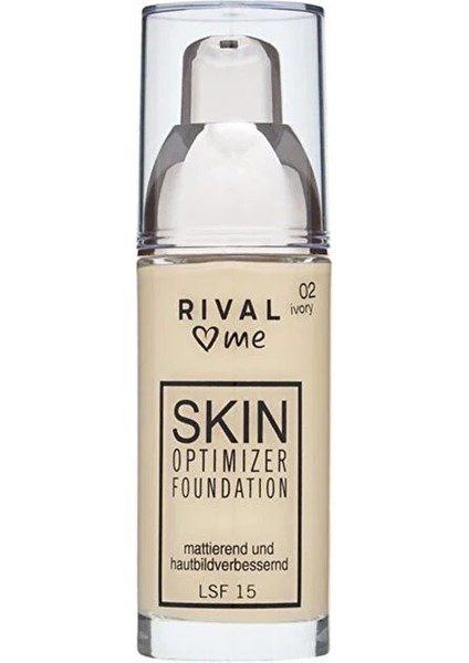 Fondöten - Skin Optimizer No:02 Ivory - 30 ml