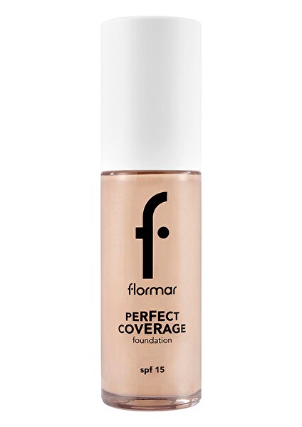 Perfect Coverage Yüksek Pigmentli & Yarı Parlak Bitişli SPF15 Fondöten - 105 Prcln Ivory - 30 gr