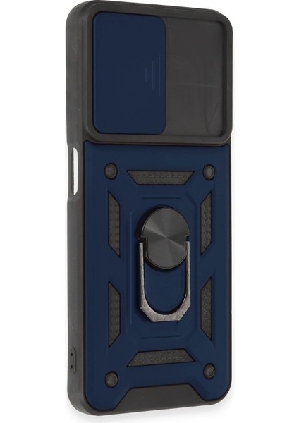 Realme C35 Kılıf Pars Lens Yüzüklü Silikon - Lacivert fiyatları