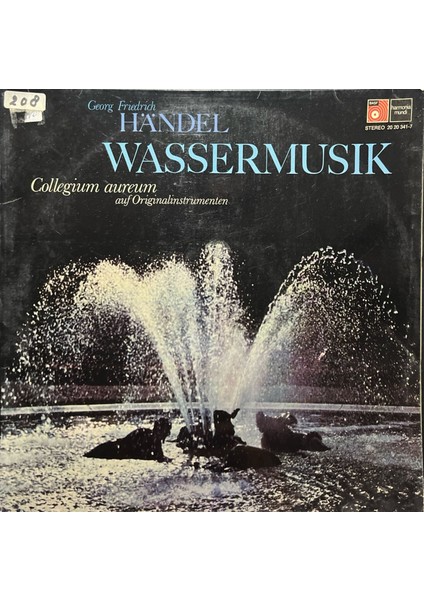 Handel Wassermusik Classic Lp Plak