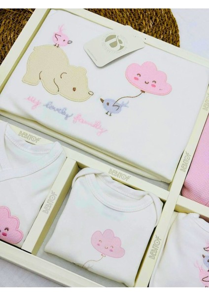 My Baby Kumsal Bebitof % 100 Coton 10 Lu Hastane Çıkışı Yeni Sevimli Kedi Desenli Pembe 10115 fiyatları