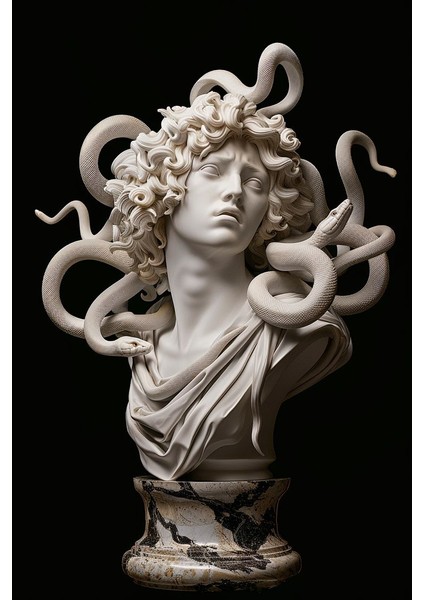 Medusa Kanvas Tablo Ev Duvar Salon Ofis Dükkan Hediyelik Dekarasyon fiyatları