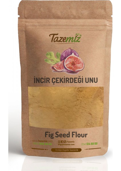 Incir Çekirdeği Unu - Tozu 500 gr