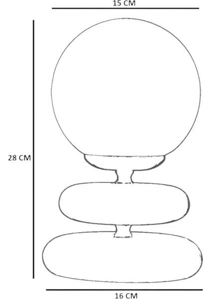 Mars Ceviz Bal Camlı Masa Lambası indirimleri