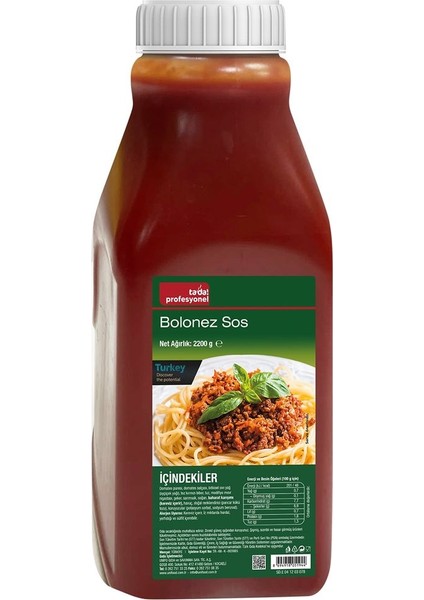 Profesyonel Bolonez Sos 2,1 L x 6 Adet
