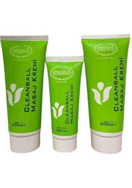 Cleanball Masaj Krem 200ML X2 Adet 100ML x 1 Adet