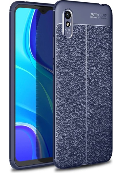 Xiaomi Redmi 9A Kılıf Auto Focus Kapak - Lacivert Arbkd