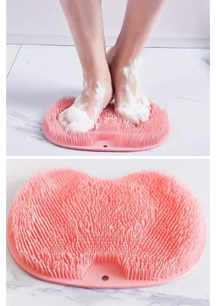 Yumuşak Silikon Masaj Matı, Kaydırmaz, Vantuzlu, Rahat ve Hafif Kullanım Sağlar. modelleri